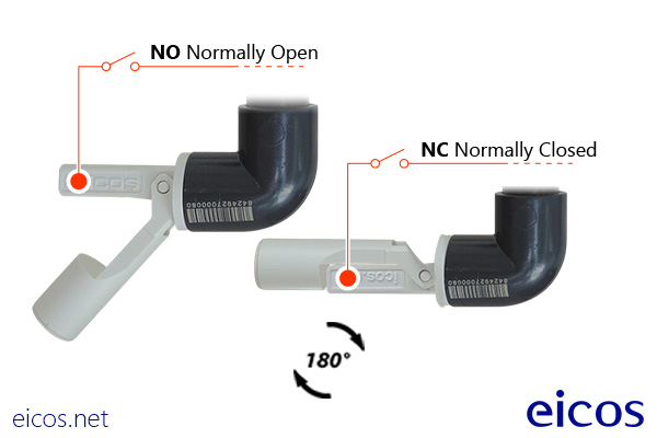 Funcionamiento NA o NC del sensor de nivel LA42A-40