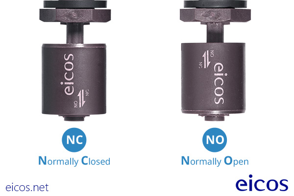Funcionamiento NA o NC del sensor de nivel LC36-M12